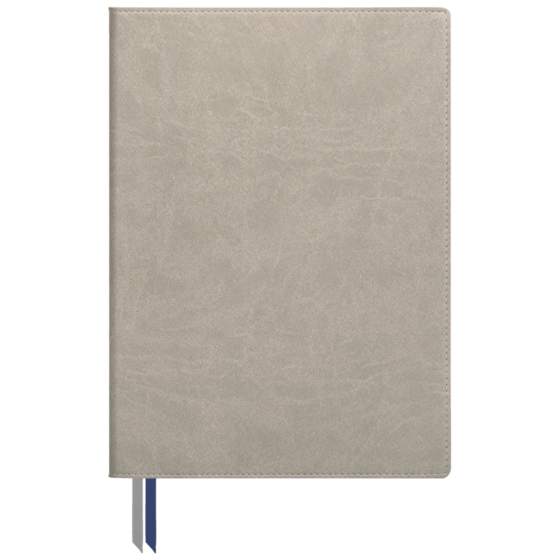 Notizbuch Office A5+ Flex kariert Soft Biolight (aussen grau/innen blau) grau (Lagerware)