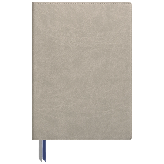 Notizbuch Office A5+ Flex kariert Soft Biolight (aussen grau/innen blau) grau (Lagerware)