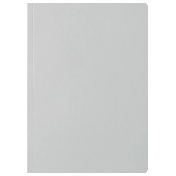 Notizbuch Earth Recycling A5+ kariert Recyclingkarton hellgrau (Lagerware)