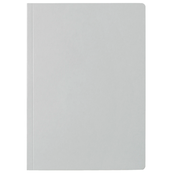 Notizbuch Earth Recycling A5+ kariert Recyclingkarton hellgrau (Lagerware)