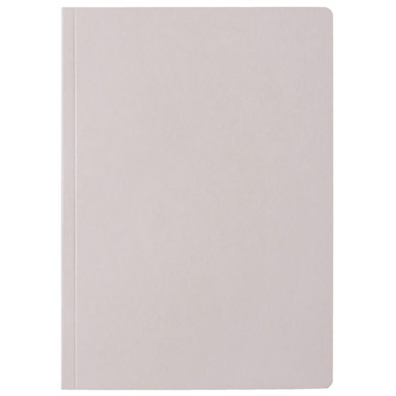 Notizbuch Earth Recycling A5 blanko Recyclingkarton hellgrau (Lagerware)