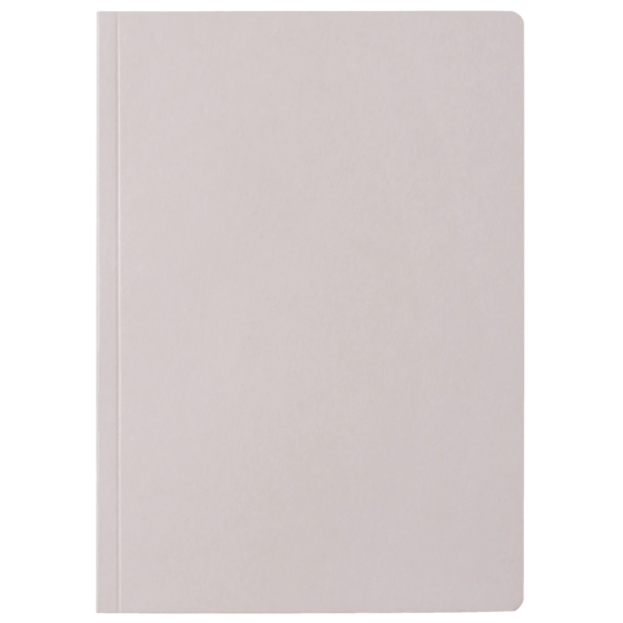Notizbuch Earth Recycling A5 blanko Recyclingkarton hellgrau (Lagerware)