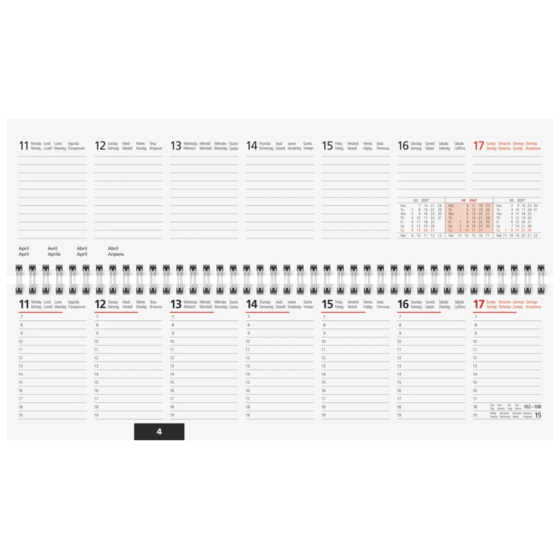 Tischkalender Modell 50 Y