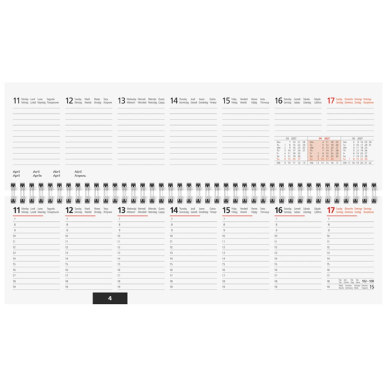 Tischkalender Modell 50 Y