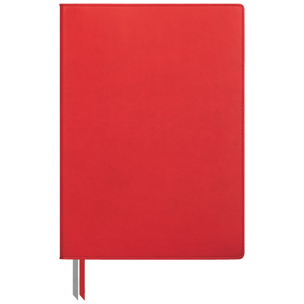 Notizbuch Office A5+ Flex kariert Soft Biolight (aussen rot/innen grau) rot (Lagerware)