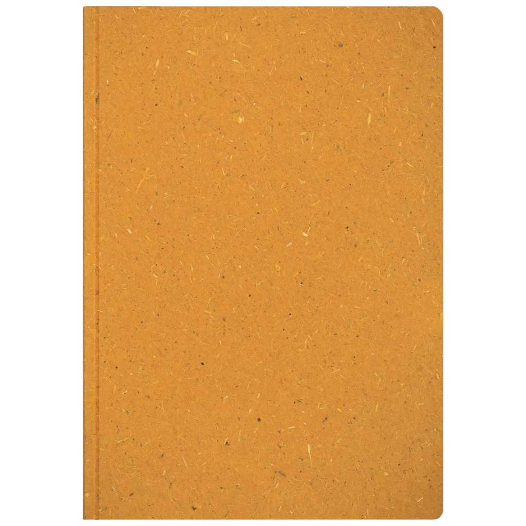 Notizbuch Earth Tone A5 punktiert Naturkarton orange (Lagerware)