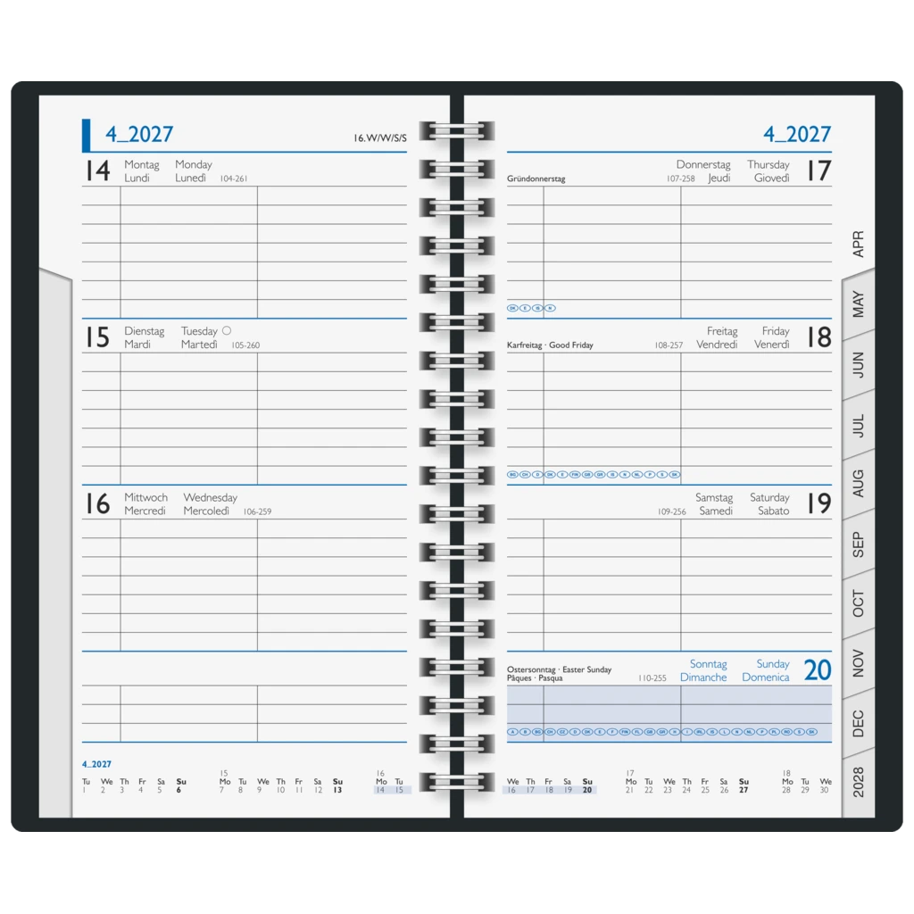 Taschenkalender Modell 756