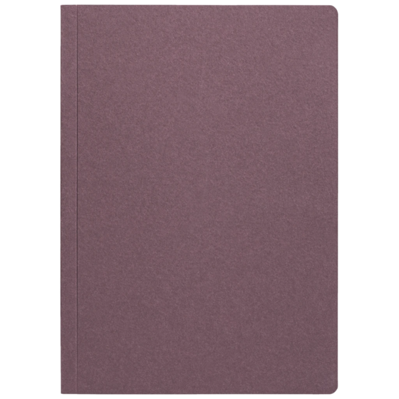 Notizbuch Earth Recycling A5 Dotted punktiert Recyclingkarton aubergine (Lagerware)