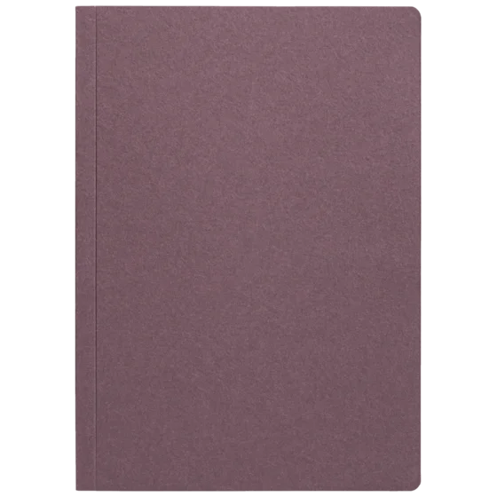 Notizbuch Earth Recycling A5 Dotted punktiert Recyclingkarton aubergine (Lagerware)
