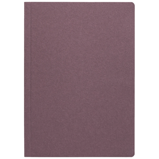Notizbuch Earth Recycling A5 Dotted punktiert Recyclingkarton aubergine (Lagerware)