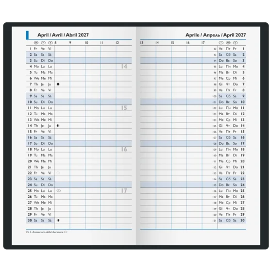 Taschenkalender Modell 10 Y