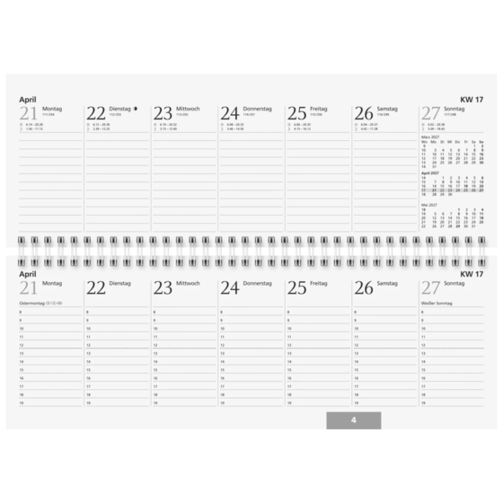 Tischkalender Modell 872