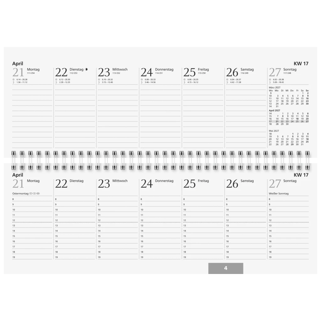 Tischkalender Modell 872