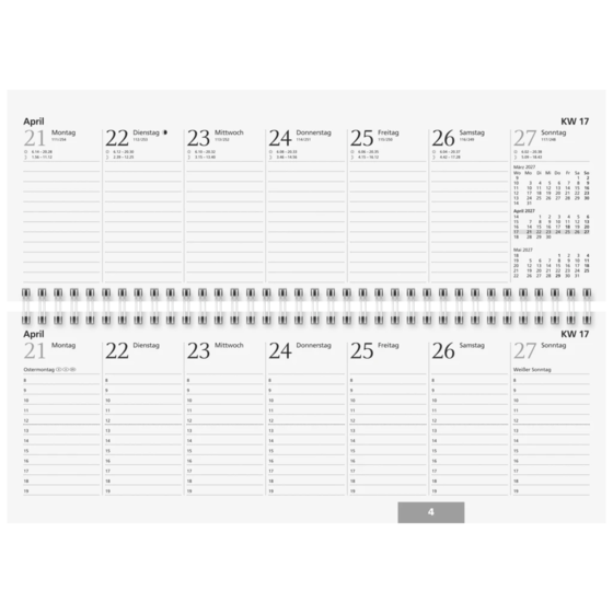 Tischkalender Modell 872