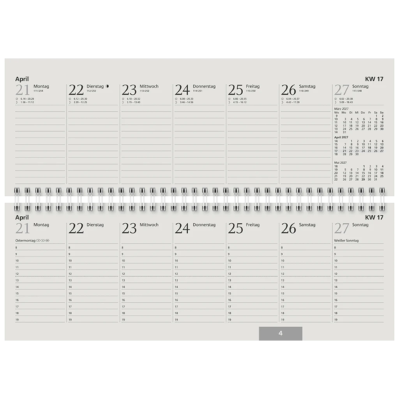 Tischkalender Modell 872 Recycling