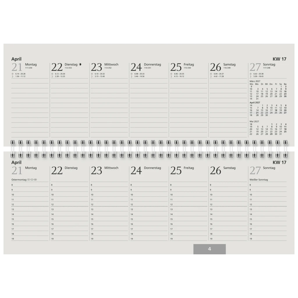 Tischkalender Modell 872 Recycling