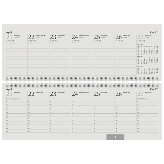 Tischkalender Modell 872 Recycling