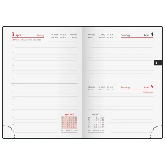 Taschenkalender Modell 32 D