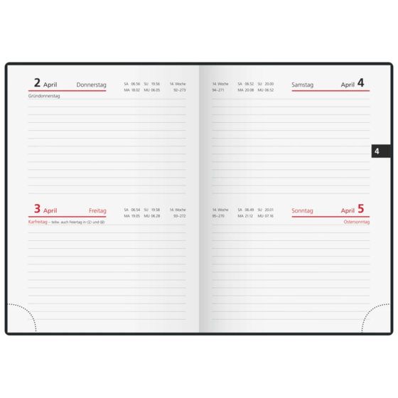 Taschenkalender Modell 29 D