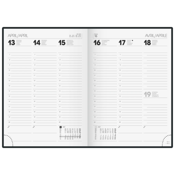 Buchkalender Modell 796