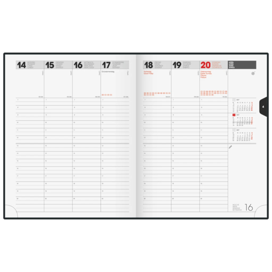 Buchkalender Modell 761