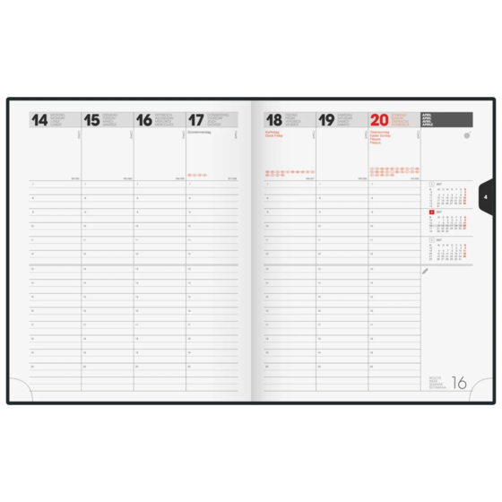 Buchkalender Modell 761