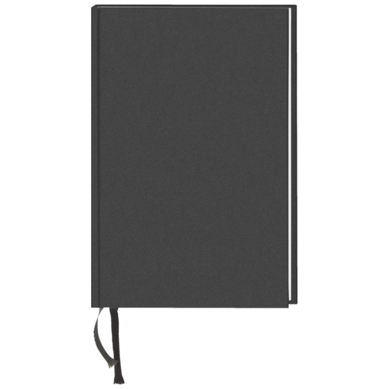 Notizbuch Office A5 Bucheinbandstoff Maestro schwarz (Lagerware)