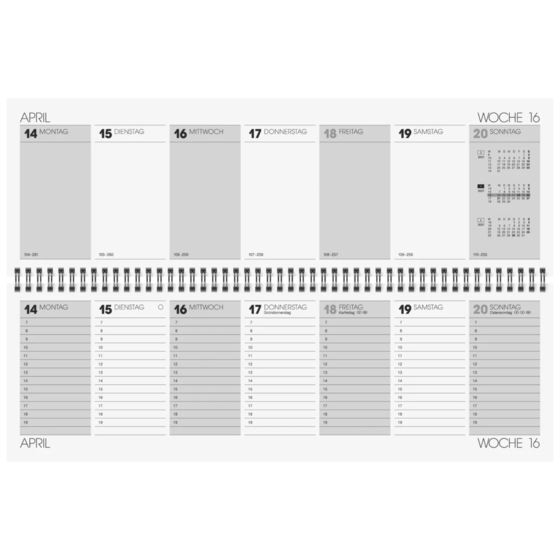 Tischkalender Modell 775