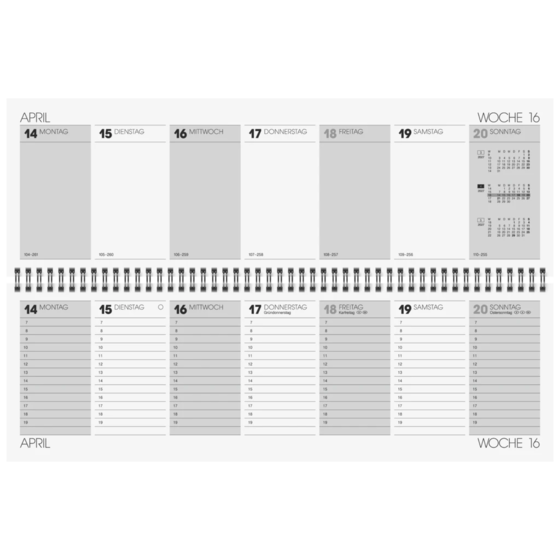 Tischkalender Modell 775