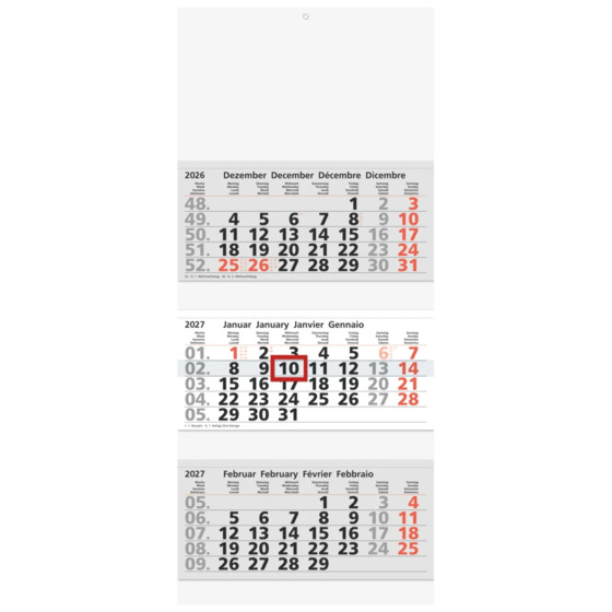 Mehrmonatskalender Modell 702 92