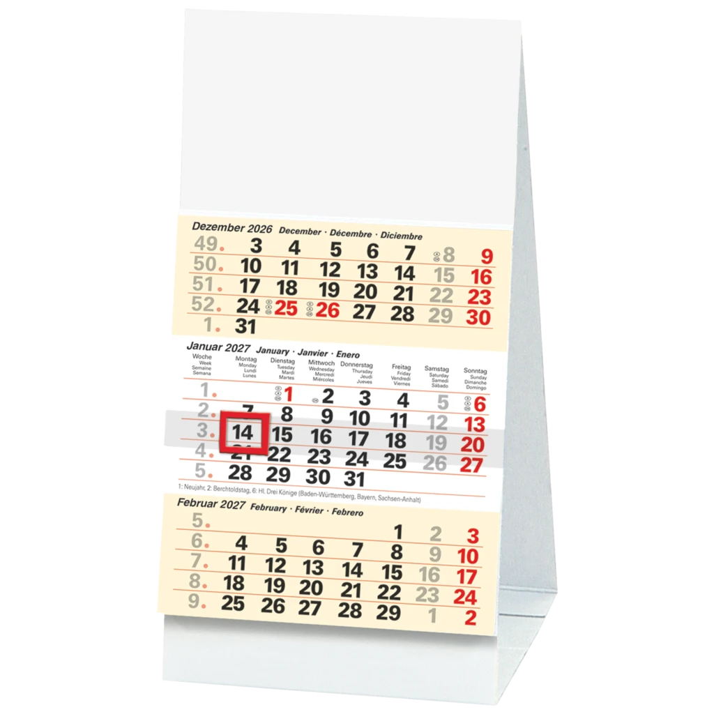 Tischkalender Modell 702 11