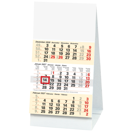 Tischkalender Modell 702 11
