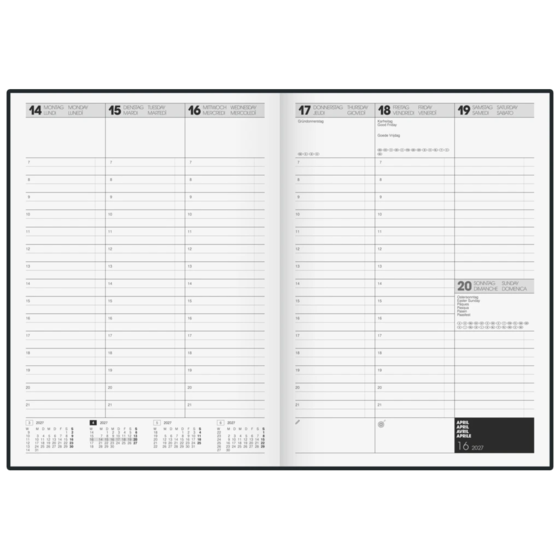 Buchkalender Modell 724 Time Center