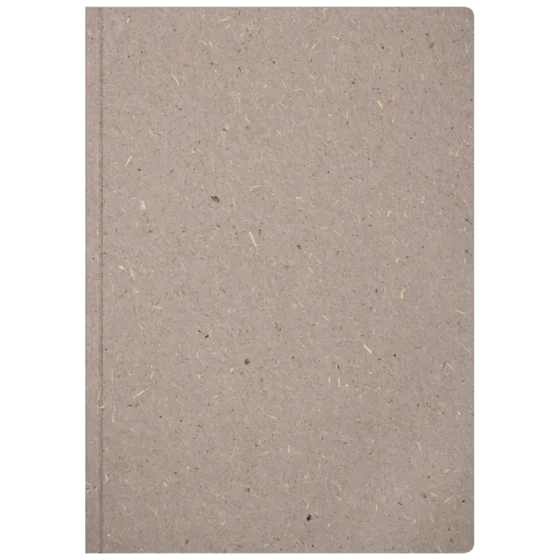 Notizbuch Earth Tone A5 punktiert Naturkarton hellgrau (Lagerware)