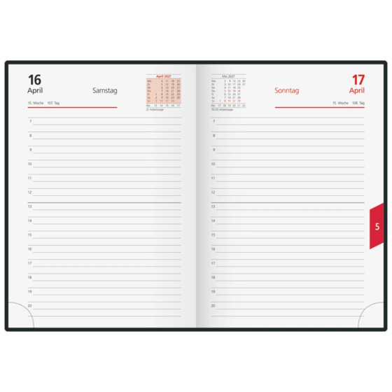 Buchkalender Modell 43 D