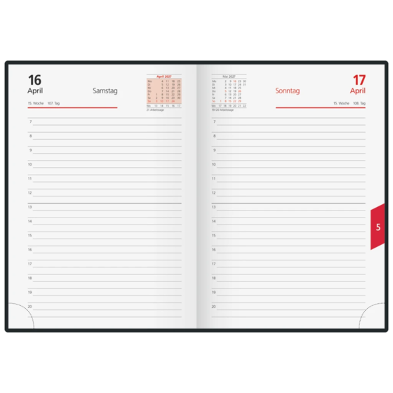 Buchkalender Modell 43 D