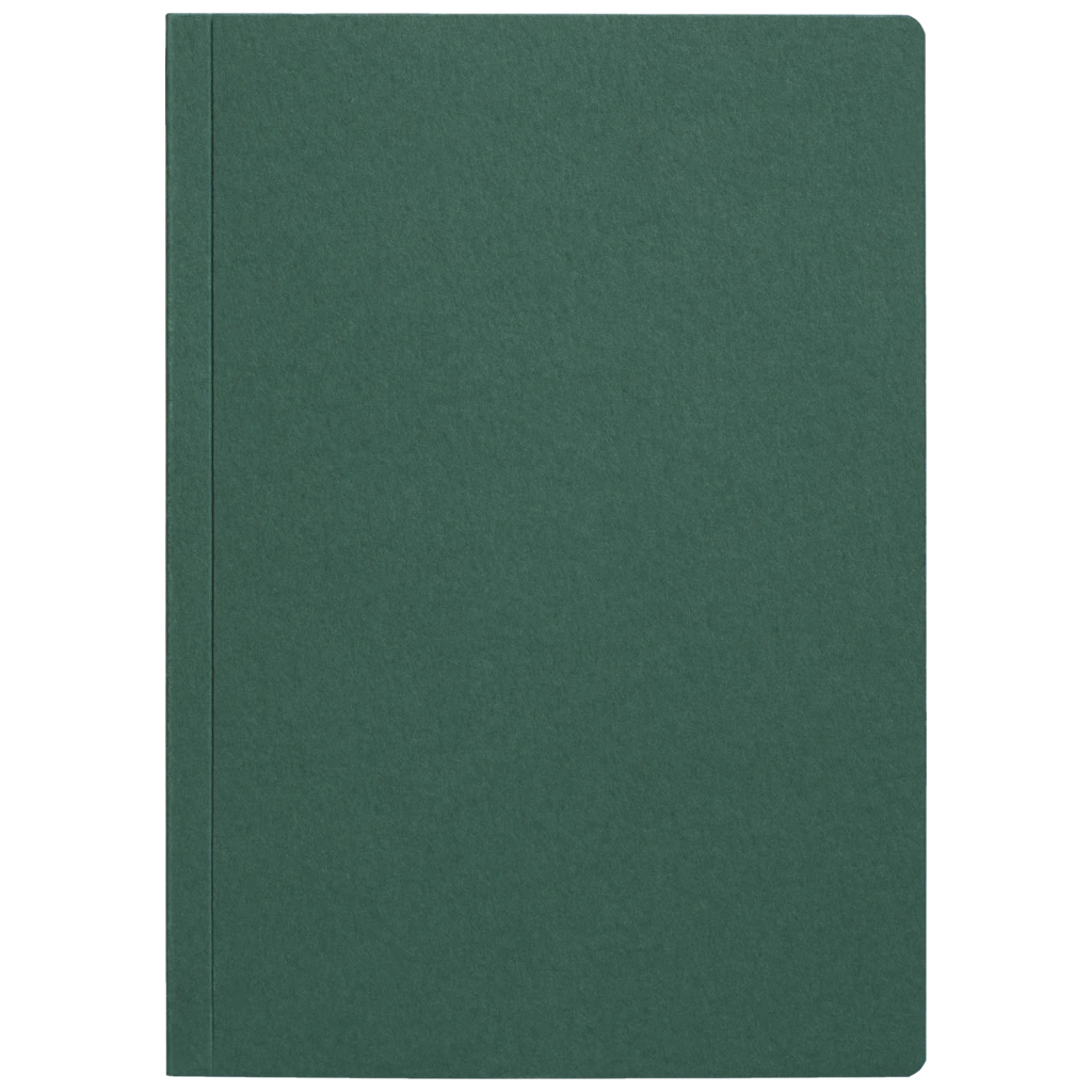 Notizbuch Earth Recycling A5 Dotted punktiert Recyclingkarton dunkelgrün (Lagerware)