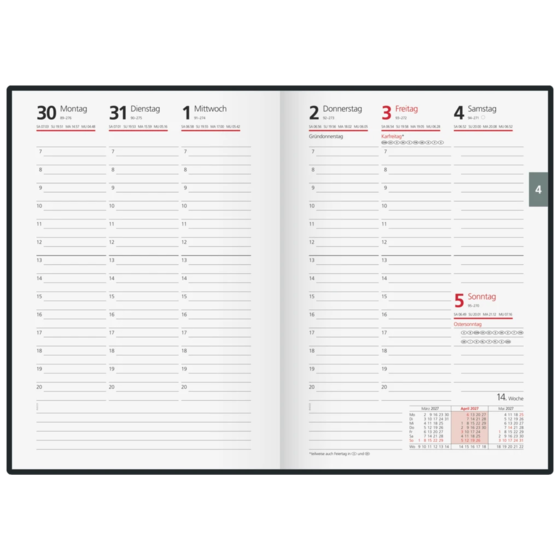 Buchkalender Modell 42 D