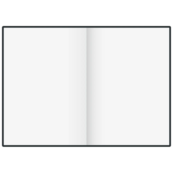 Notizbuch Earth Recycling A5 blanko Recyclingkarton dunkelgrau (Lagerware)
