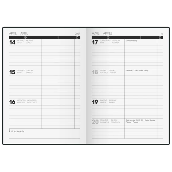 Taschenkalender Modell 728 Time Center