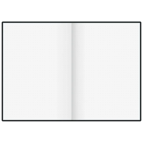 Notizbuch Earth Recycling A5 Dotted punktiert Recyclingkarton blau (Lagerware)