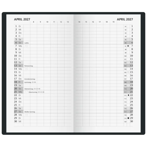 Taschenkalender Modell 709