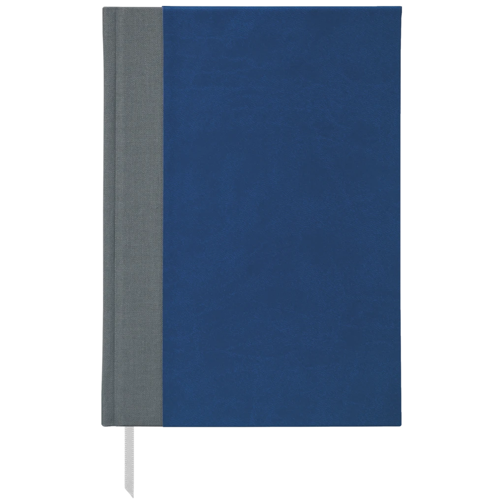 Notizbuch Office A5 Halbleinen punktiert Soft Biolight/Leinen blau (Lagerware)
