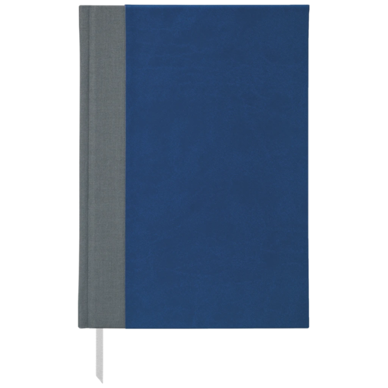Notizbuch Office A5 Halbleinen punktiert Soft Biolight/Leinen blau (Lagerware)