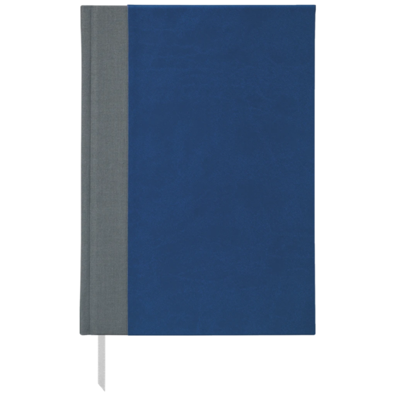 Notizbuch Office A5 Halbleinen punktiert Soft Biolight/Leinen blau (Lagerware)