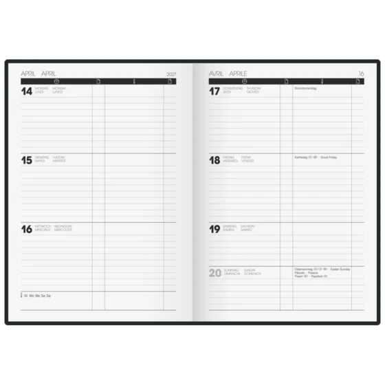Buchkalender Modell 725 Time Center