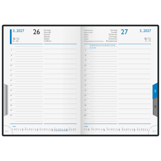 Buchkalender Modell 898