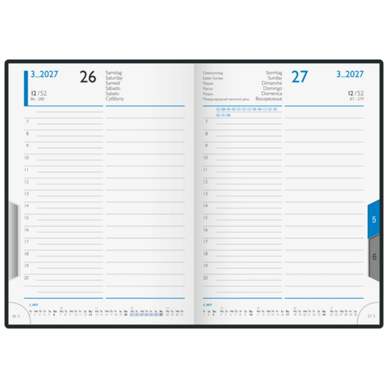 Buchkalender Modell 898
