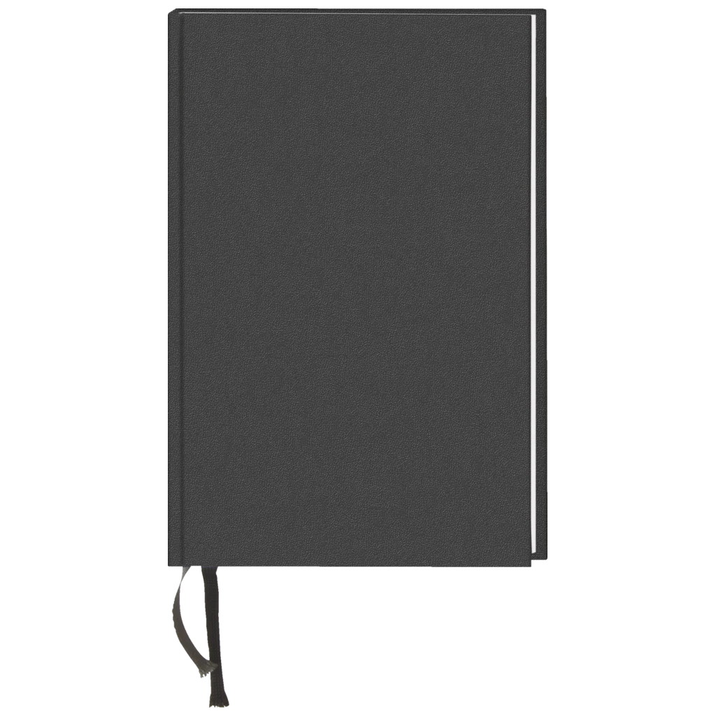 Notizbuch Office A4 kariert Bucheinbandstoff Maestro schwarz (Lagerware)