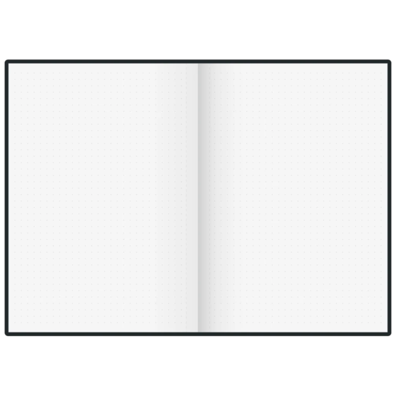 Notizbuch Office A5 Flex punktiert Soft Vellum (aussen rot / innen beige) rot (Lagerware)